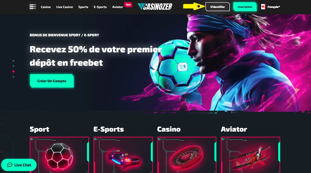 Casinozer connexion